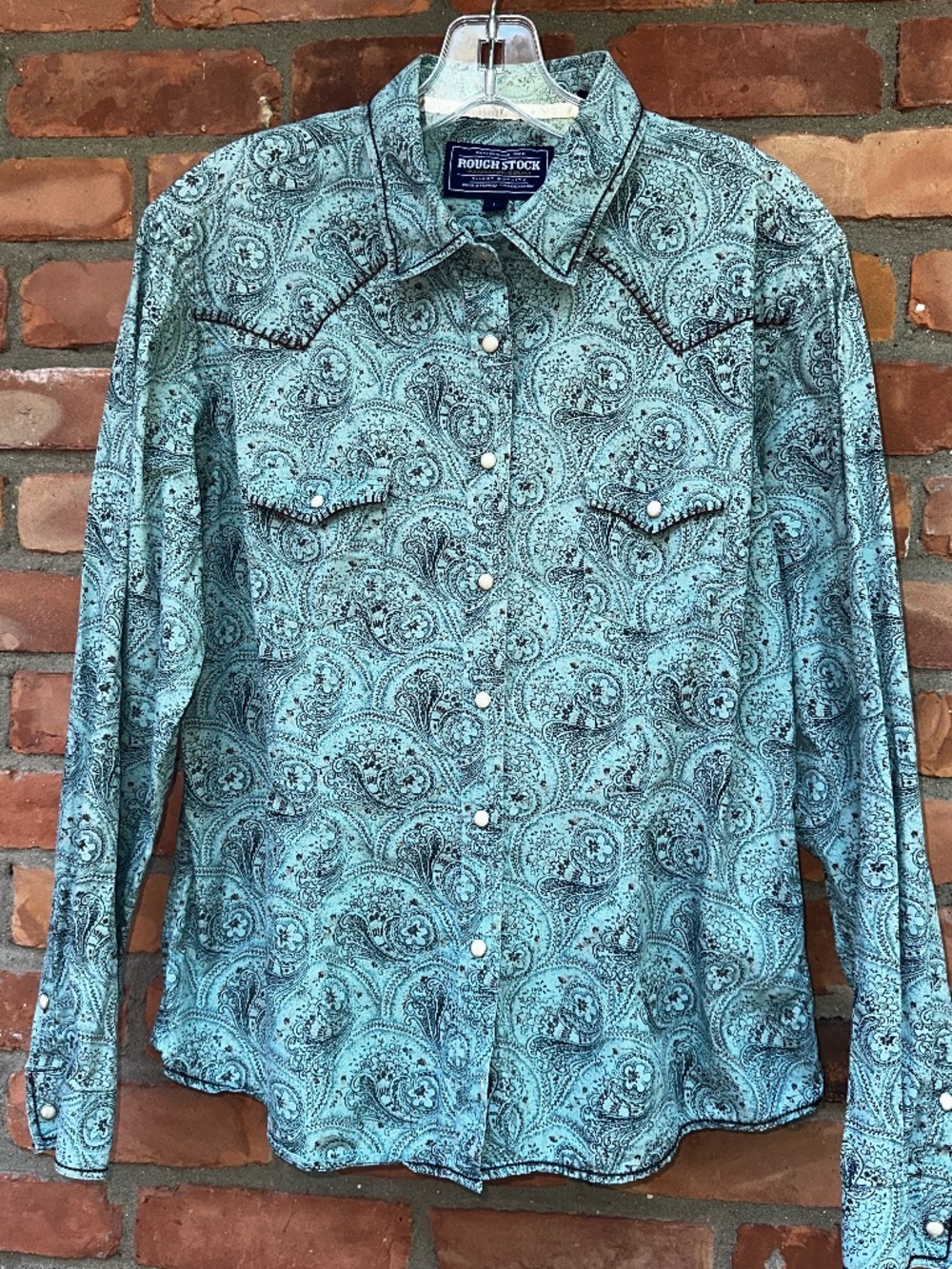 Women's Panhandle Slim Rough Stock Western Shirt ~ Large